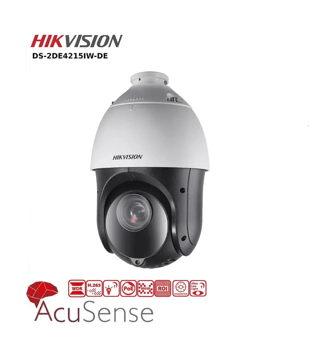 Hikvision 2MP IP CameraDS-2DE4215IW-DE (S5) 15x Zoom 100 Metre IR Ultra-Low Light IP PTZ Camera