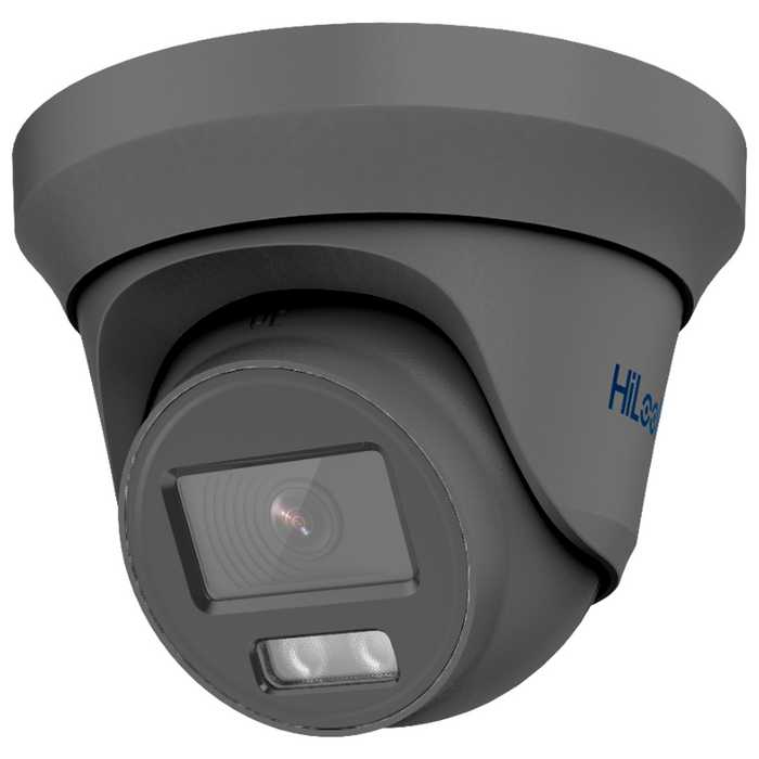 HiLook by Hikvision ColorVu AoC 3K 5MP 40m Turret Dome 2.8mm - Grey (THC-T259-MS-2.8MM-GR)