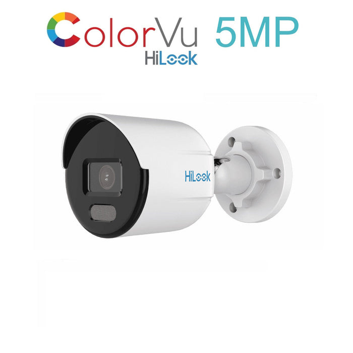 IPC-B159H 2.8mm HiLook 5MP ColorVu IP POE network bullet camera with 30m LED